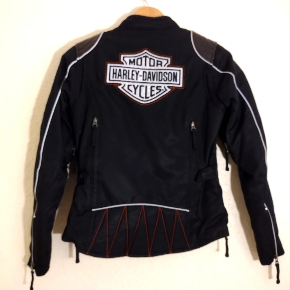 Harley-Davidson® Women's Triple Vent System Waterproof Textile Riding Jacket - Picture 9 of 16
